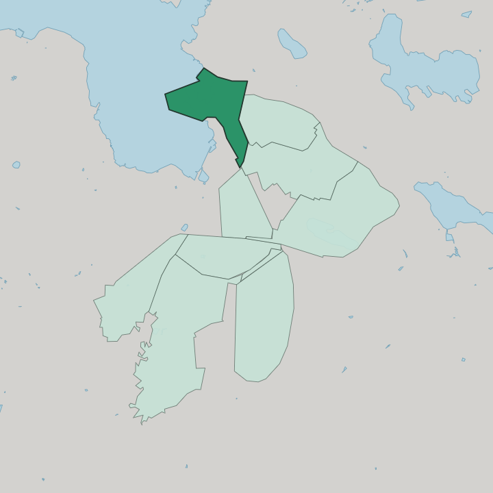 Map showing Niemi — In Lahti