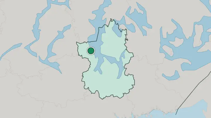 Map of Padasjoki in Finland