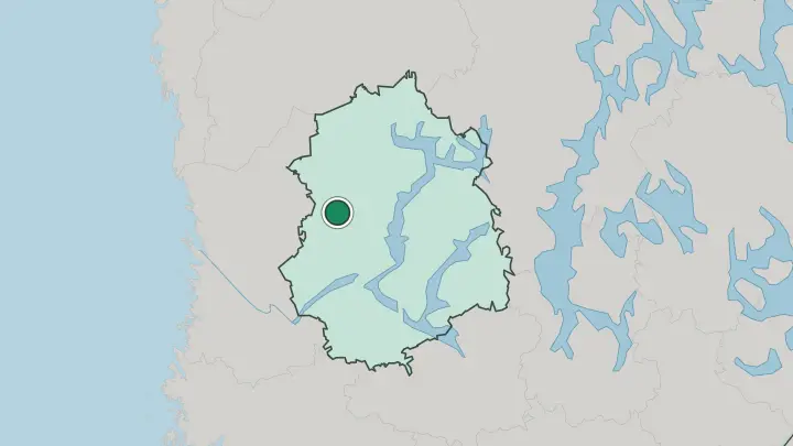 Map of Ikaalinen in Finland
