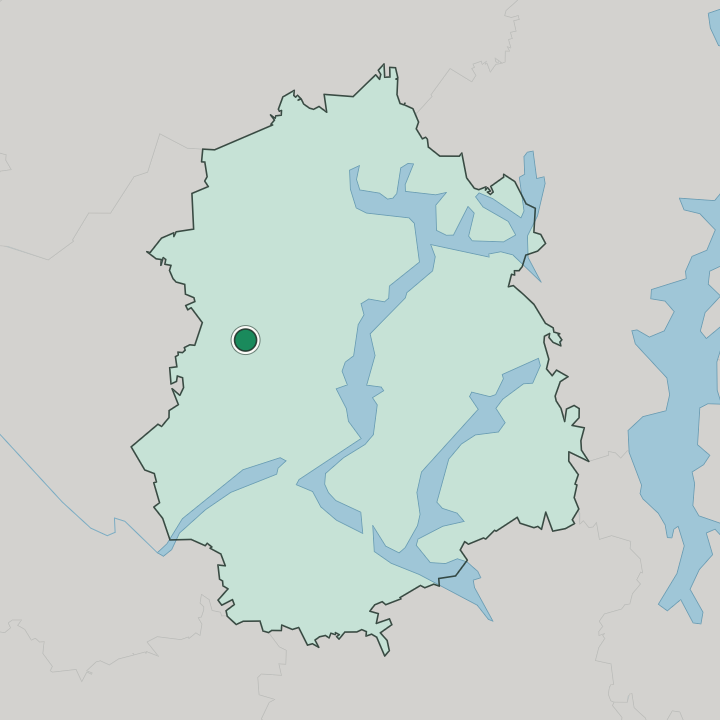 Map showing Ikaalinen — In Pirkanmaa