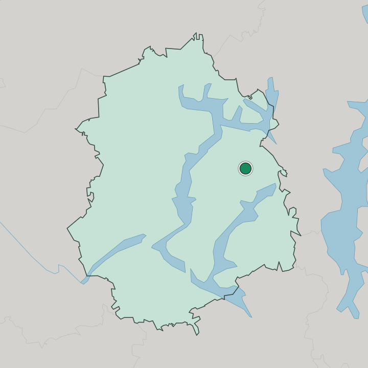 Map showing Juupajoki — In Pirkanmaa