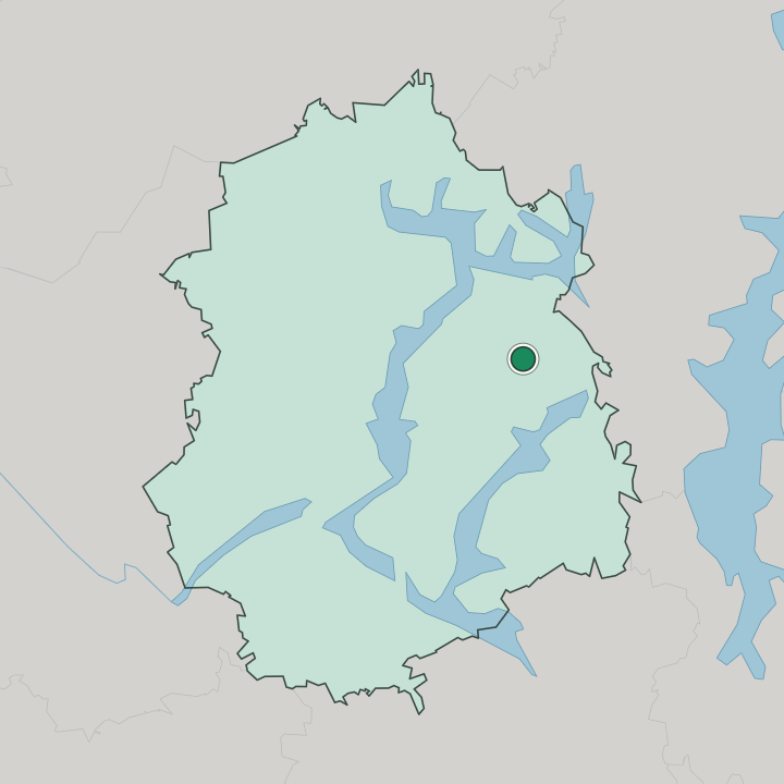 Map showing Juupajoki — In Pirkanmaa