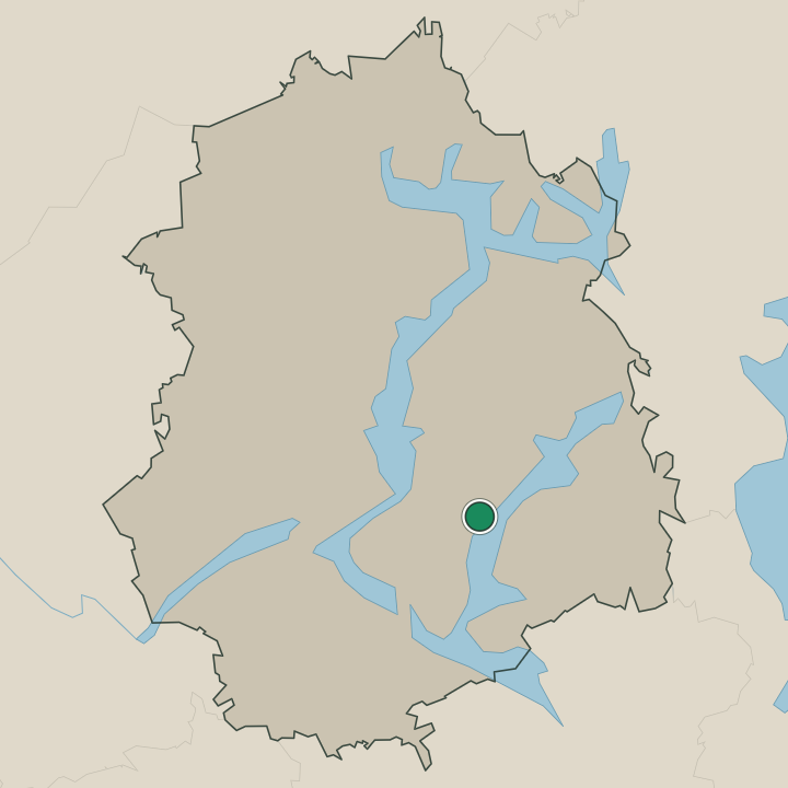 Map showing Kangasala in Pirkanmaa