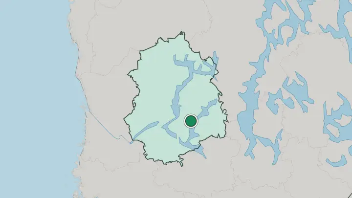 Map of Kangasala in Finland