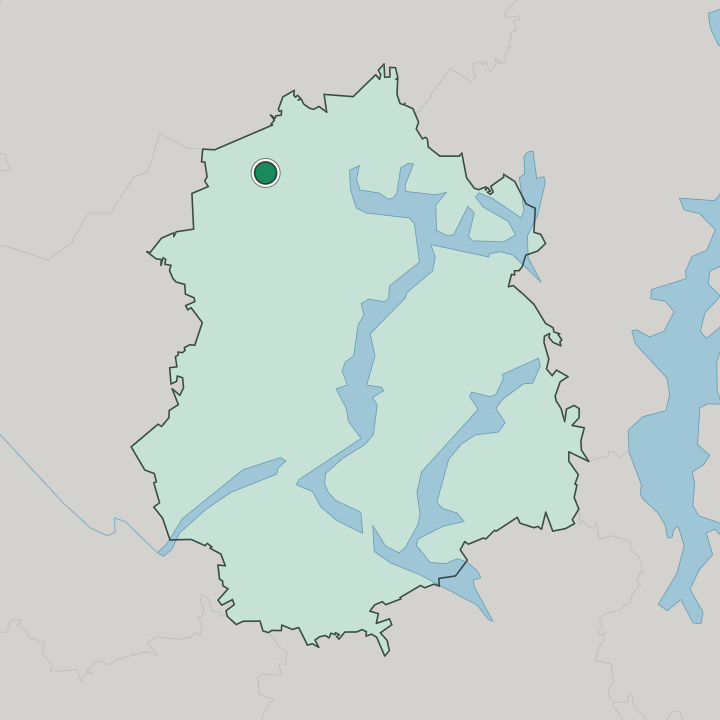 Map showing Kihniö — In Pirkanmaa