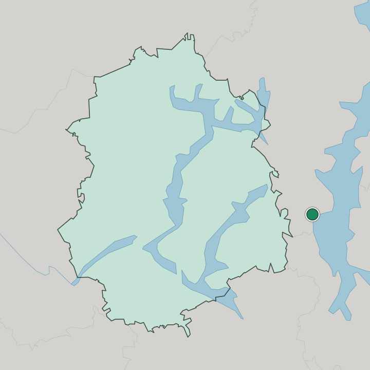 Map showing Kuhmoinen — In Pirkanmaa