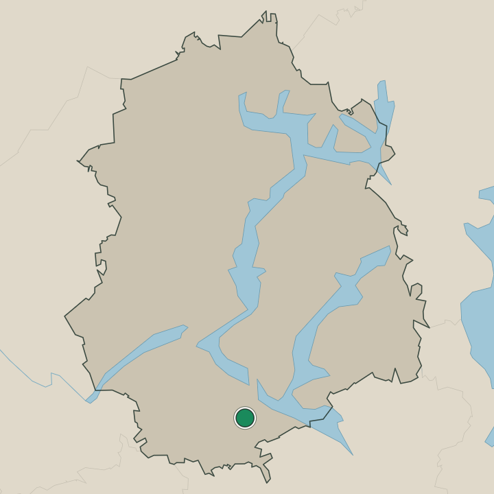 Map showing Kylmäkoski in Pirkanmaa