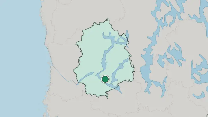 Map of Lempäälä in Finland