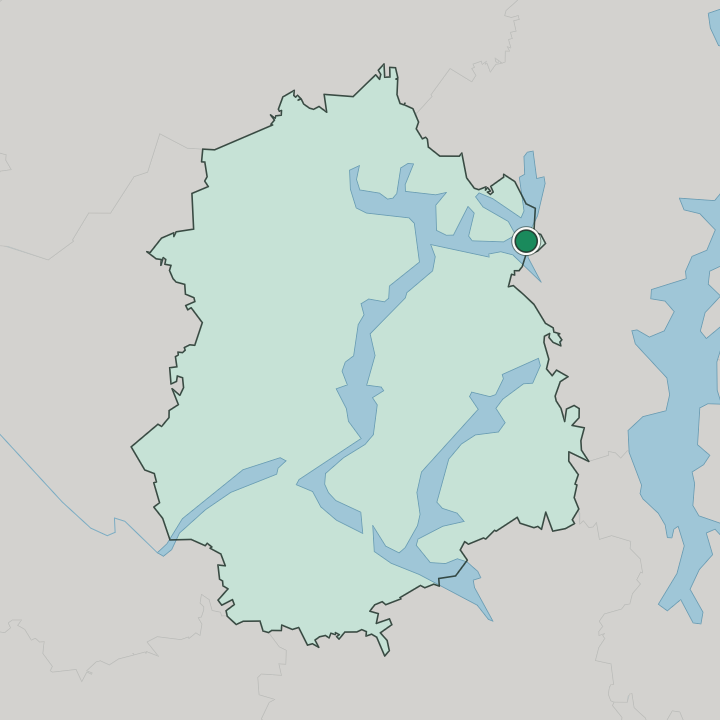 Map showing Mänttä — In Pirkanmaa