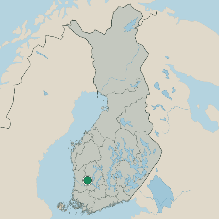 Map showing Mouhijärvi in Republic of Finland