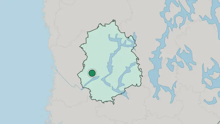 Map of Mouhijärvi in Finland