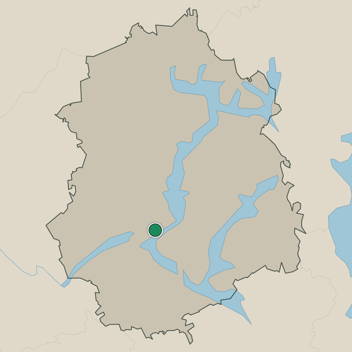 Map showing Nokia in Pirkanmaa