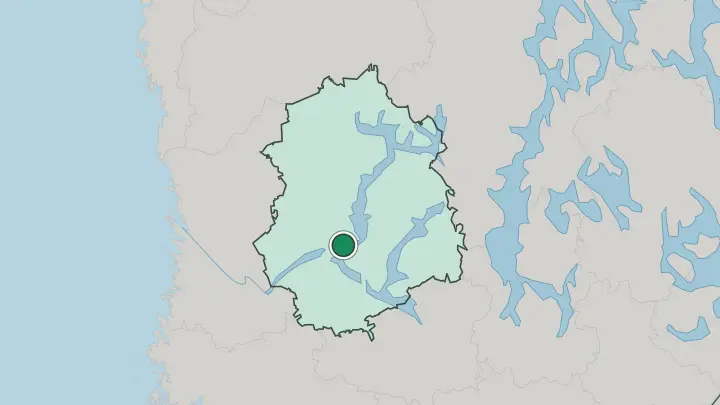 Map of Nokia in Finland