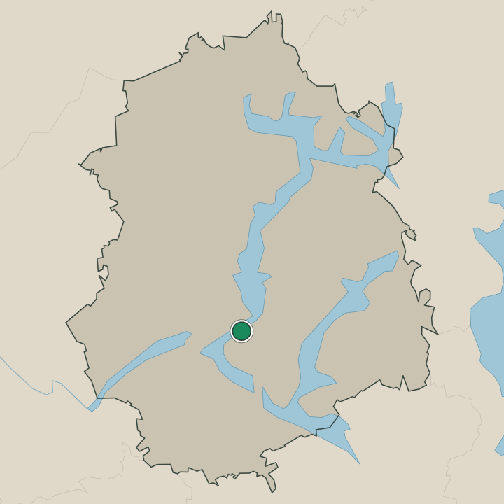 Map showing Pirkkala in Pirkanmaa