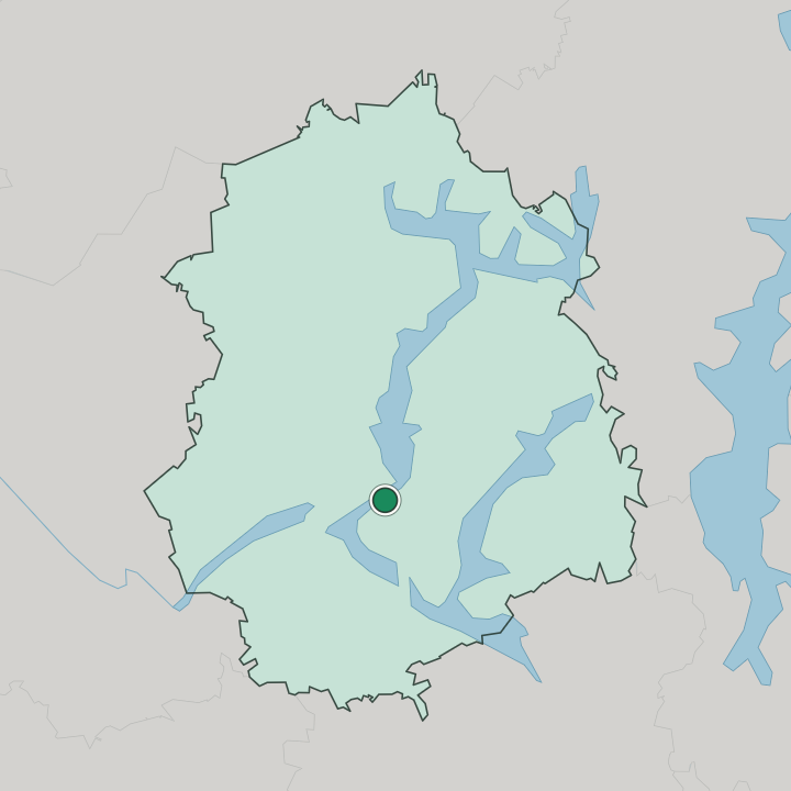 Map showing Pirkkala — In Pirkanmaa