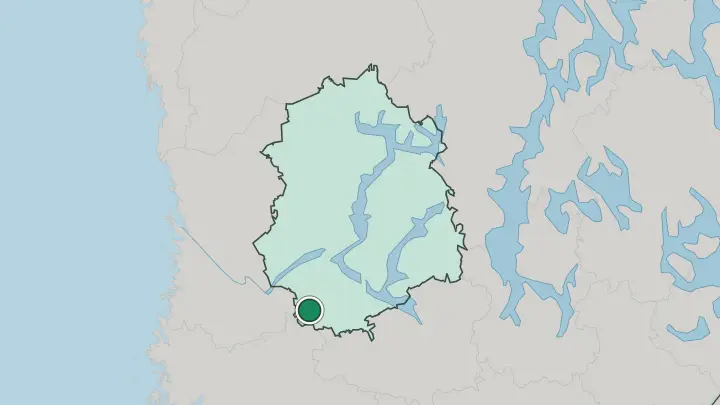 Map of Punkalaidun in Finland