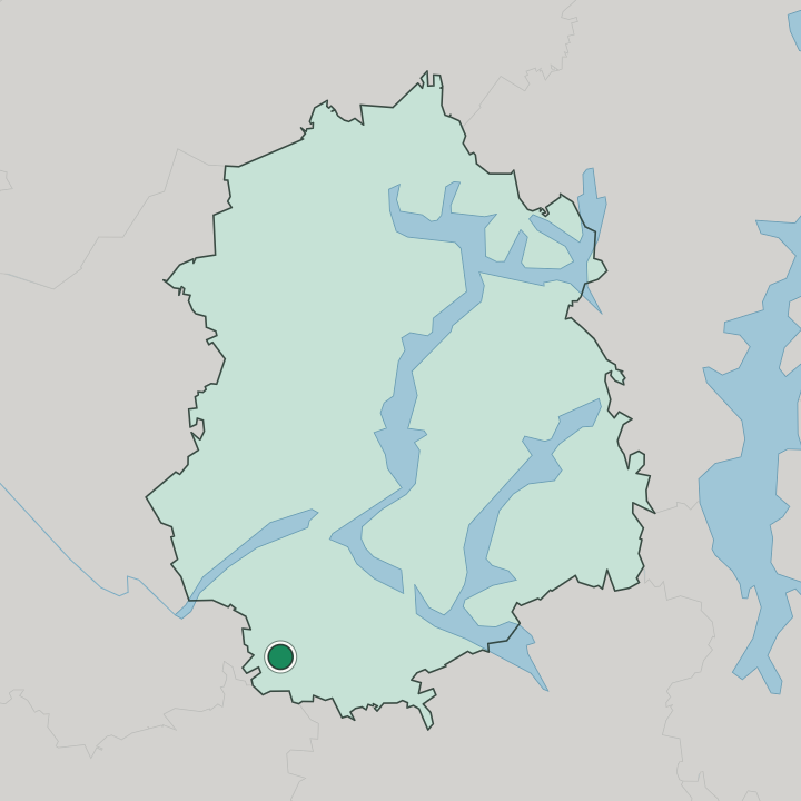 Map showing Punkalaidun — In Pirkanmaa