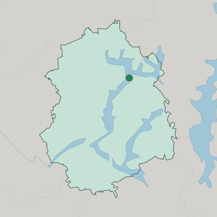 Map showing Ruovesi — In Pirkanmaa
