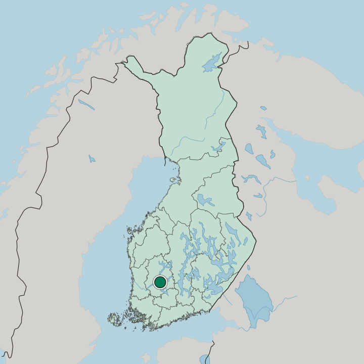 Map showing Lapinniemi — In Finland