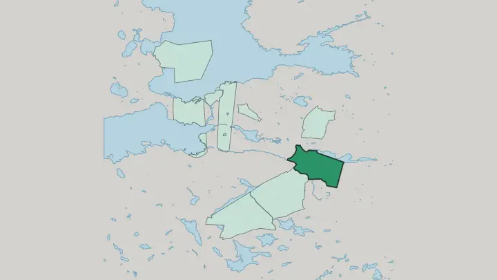 Map of Kaukajärvi in Tampere