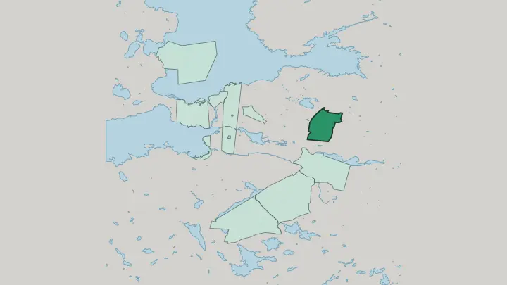 Map of Linnainmaa in Tampere