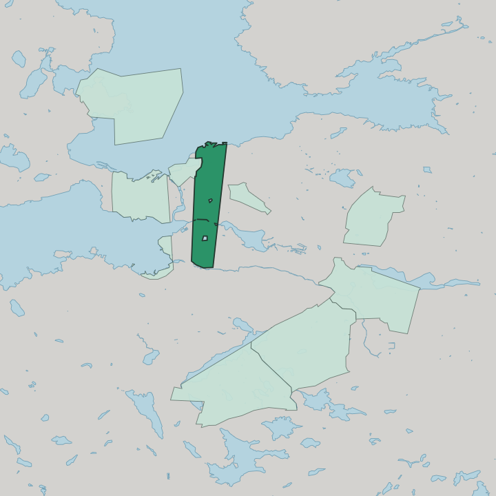 Map showing Tammela — In Tampere