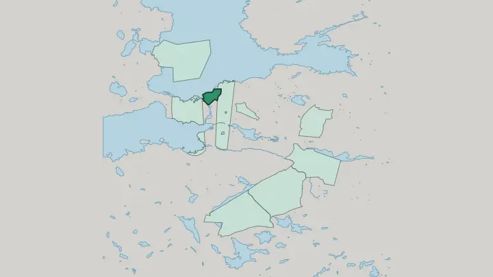 Map of Tampella in Tampere
