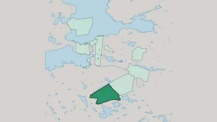 Map of Vuores in Tampere