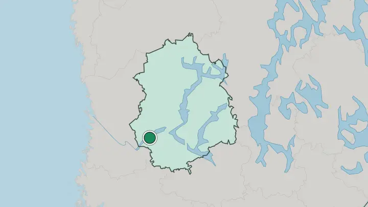 Map of Vammala in Finland