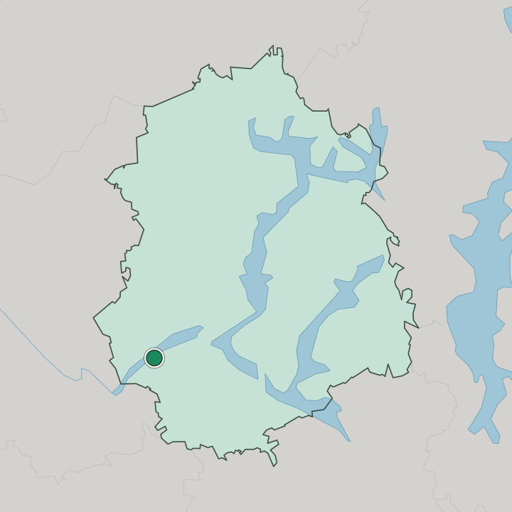 Map showing Vammala — In Pirkanmaa