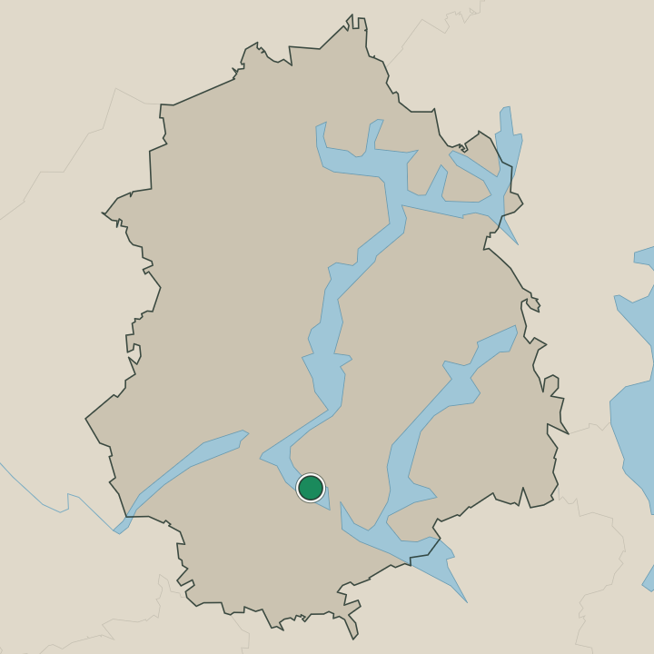 Map showing Vesilahti in Pirkanmaa