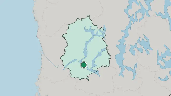 Map of Vesilahti in Finland