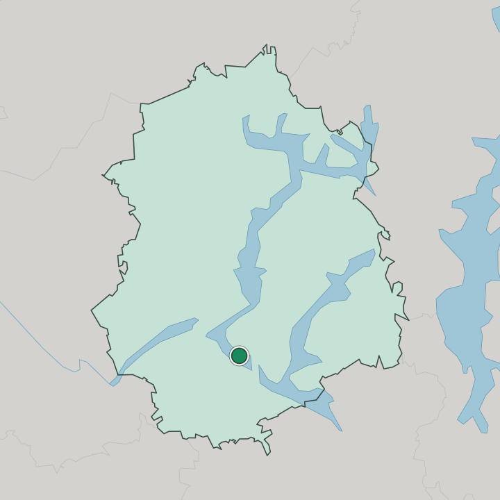 Map showing Vesilahti — In Pirkanmaa
