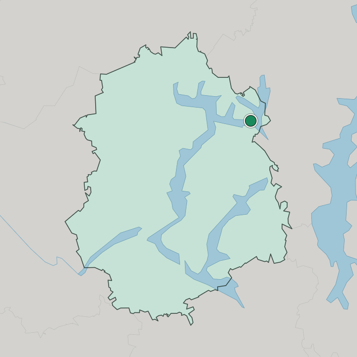 Map showing Vilppula — In Pirkanmaa