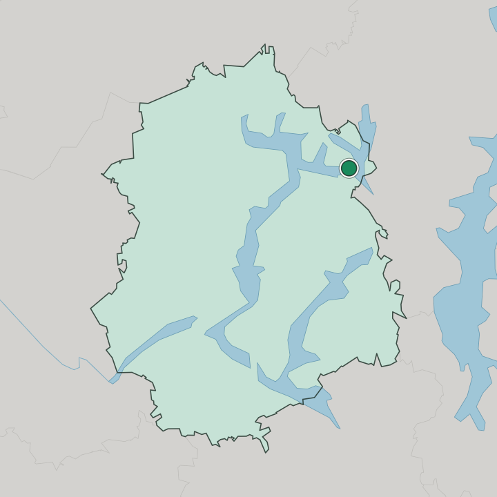 Map showing Vilppula — In Pirkanmaa