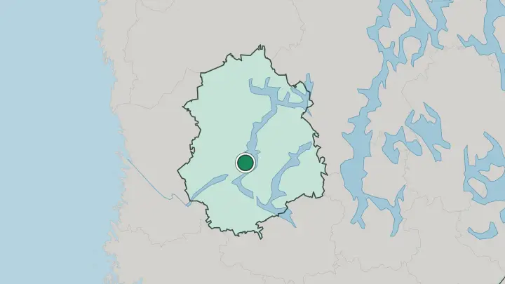 Map of Ylöjärvi in Finland