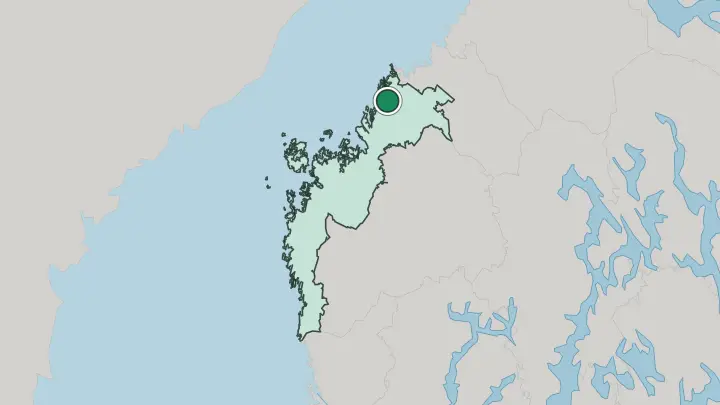 Map of Jakobstad in Finland