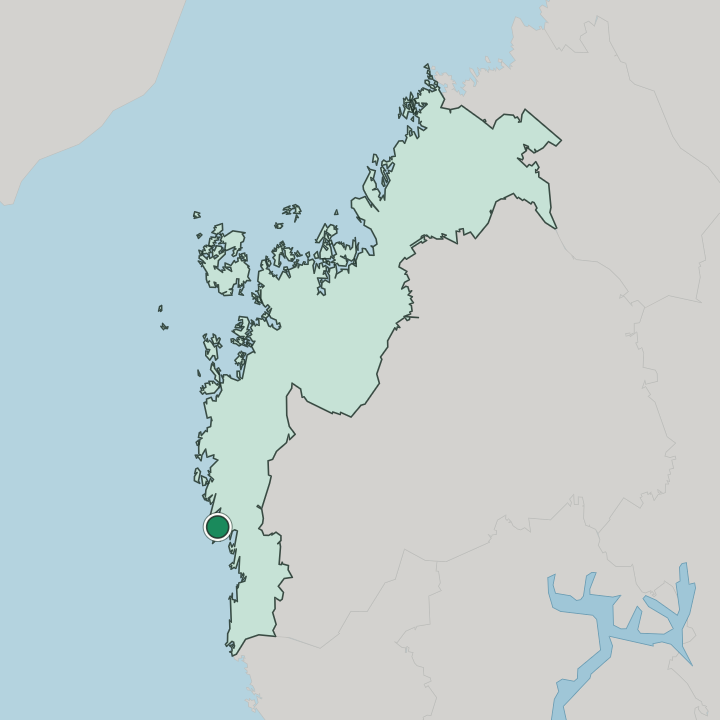 Map showing Kaskinen — In Pohjanmaa