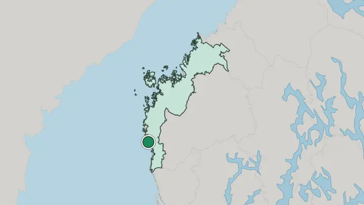 Map of Kaskinen in Finland