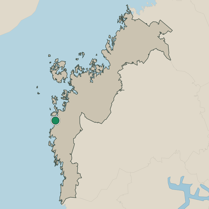Map showing Korsnäs in Pohjanmaa