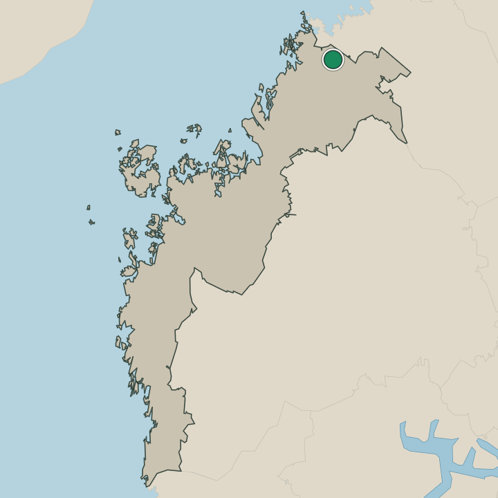 Map showing Kronoby in Pohjanmaa