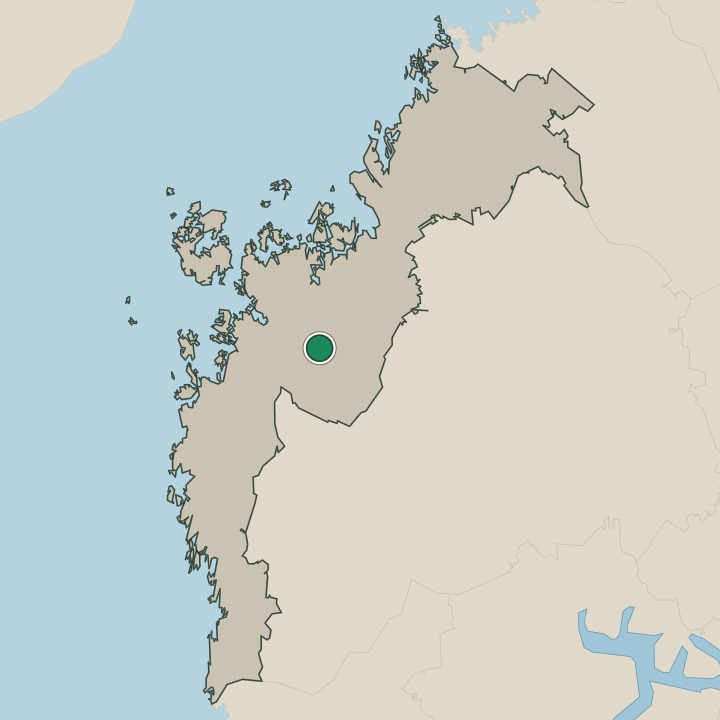 Map showing Laihia in Pohjanmaa