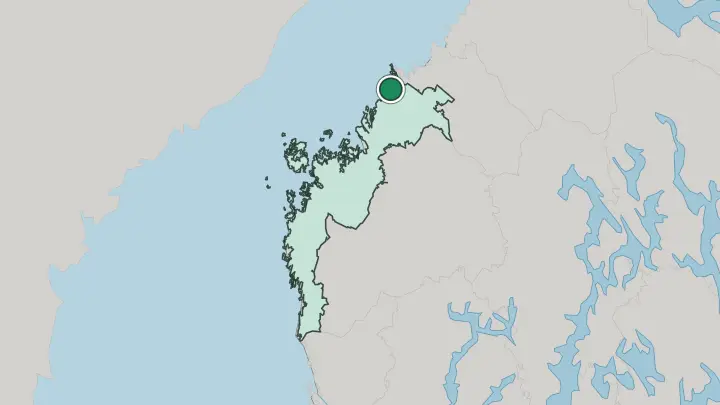 Map of Larsmo in Finland