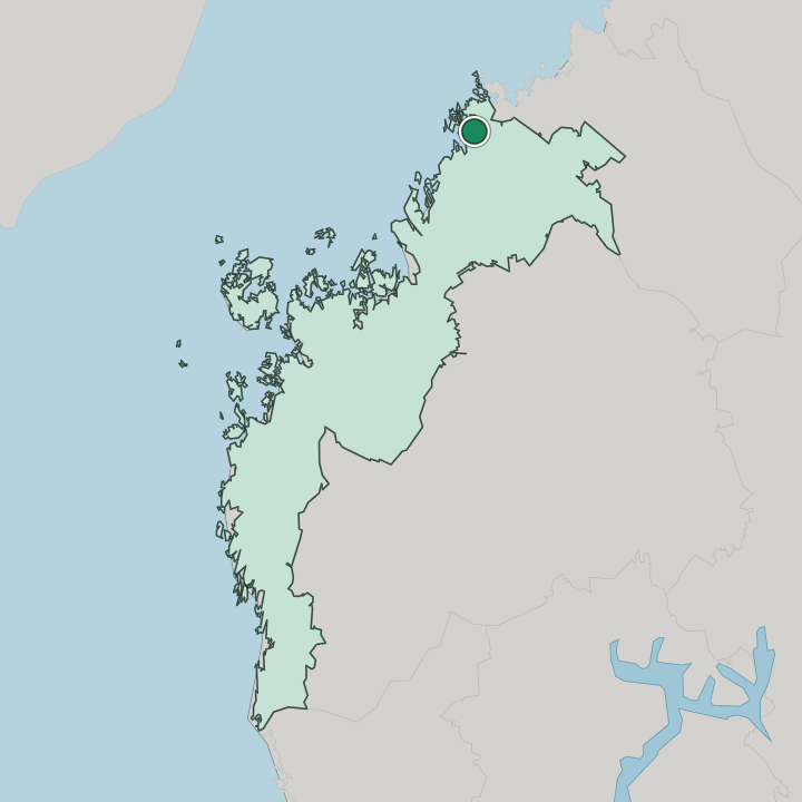 Map showing Larsmo — In Pohjanmaa