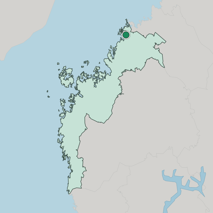 Map showing Larsmo — In Pohjanmaa
