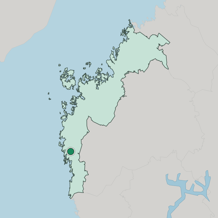 Map showing Närpes — In Pohjanmaa
