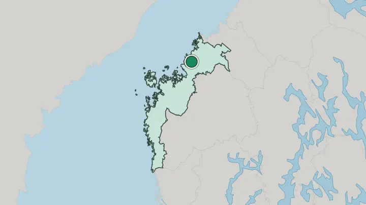 Map of Nykarleby in Finland