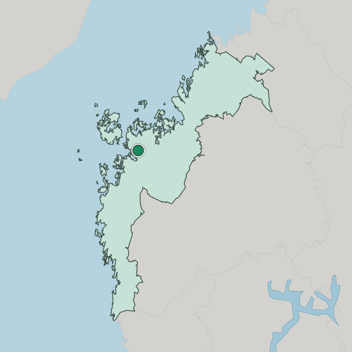 Map showing Smedsby — In Pohjanmaa