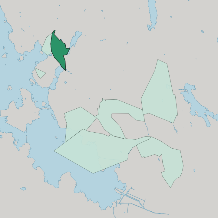 Map showing Dragnäsbäck — In Vaasa