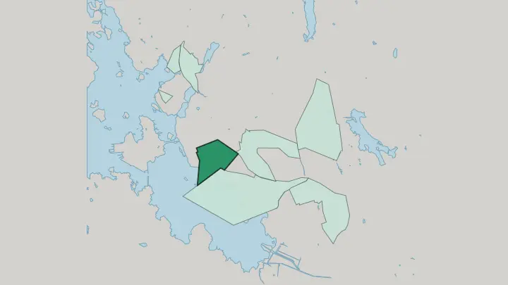 Map of Hietalahti in Vaasa